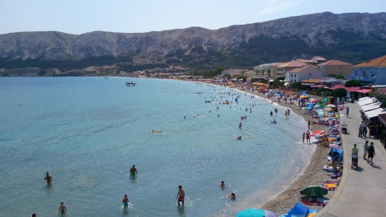 Apartman Mira Apartment Baska  Bagian luar foto
